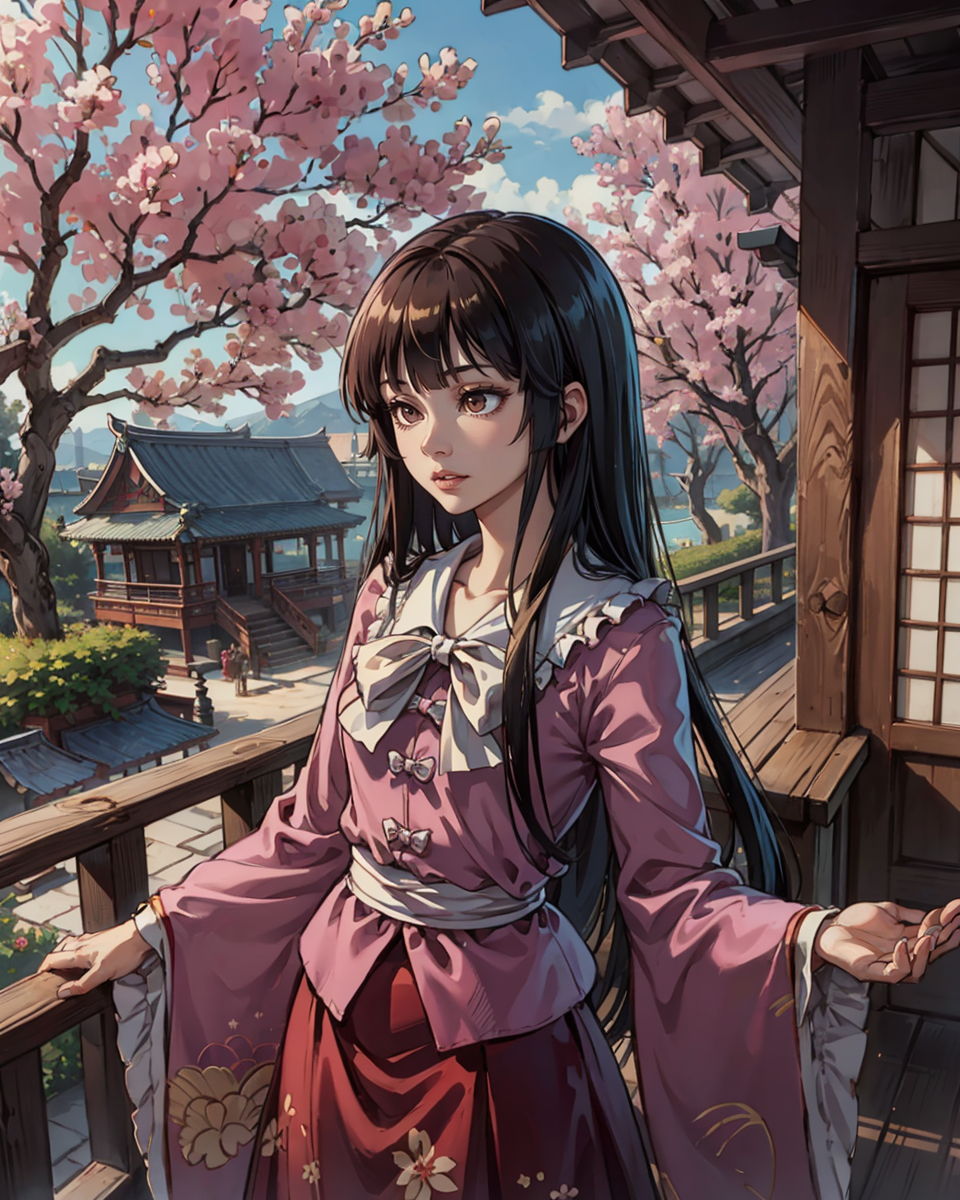 00560-2795625804-_lora_kaguyaH_1_, 1girl, solo, masterpiece, best quality, (houraisan kaguya), black hair, hime cut, bangs, blunt bangs, sidelock.png